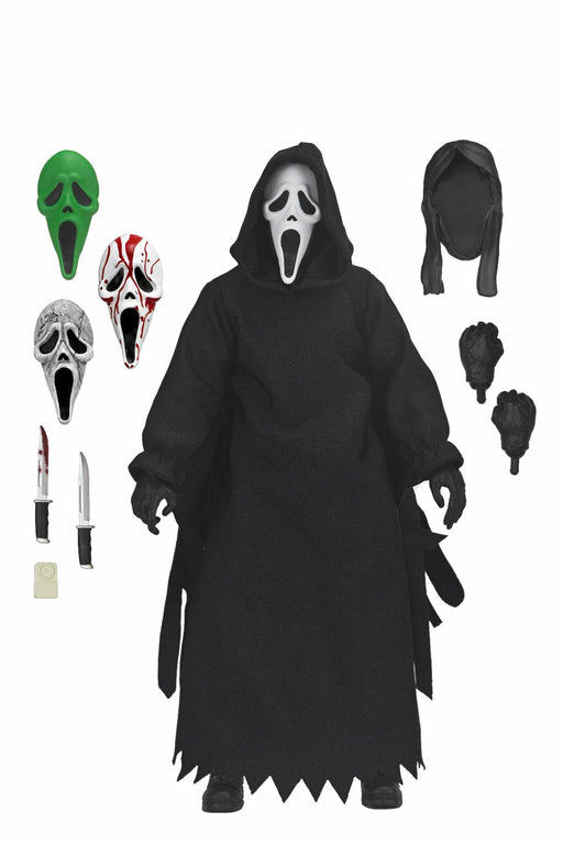 Ghost Face - 8" Clothed Action Figure -  ﻿Ghost Face (New Packaging) (Preorder) - Collectables > Action Figures > toys -  Neca