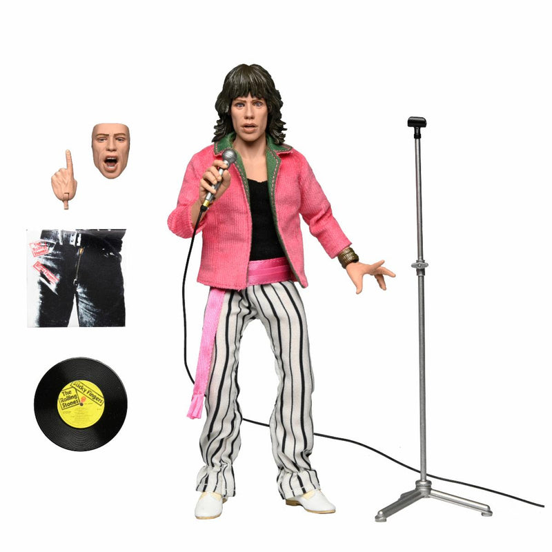 The Rolling Stones - 8” Clothed Action Figure - Mick Jagger (1975) Figure (Preorder Feb/Mar 2026) - Collectables > Action Figures > toy -  Neca
