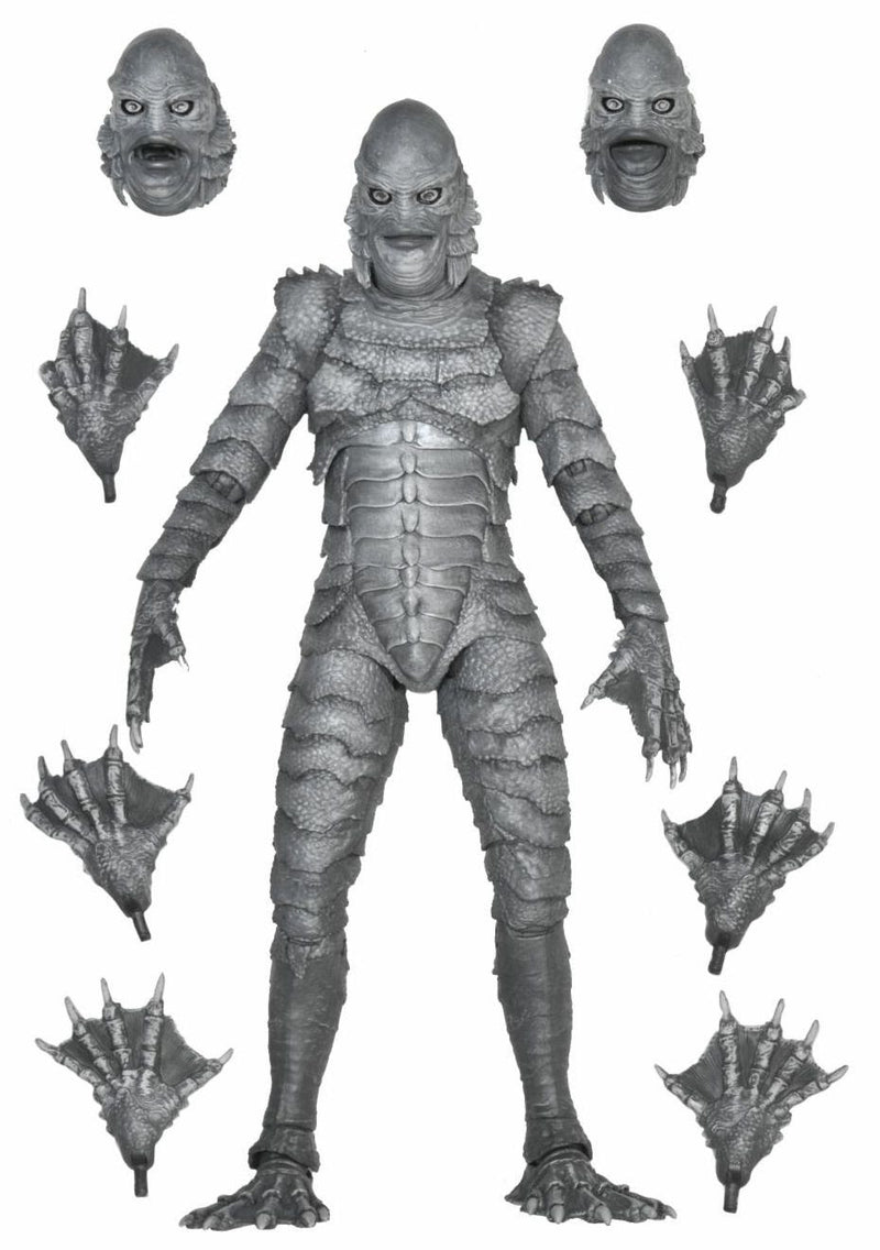 Universal Monsters -  Ultimate Creature from the Black Lagoon Figure - B&W (preorder) - Collectables > Action Figures > toys -  Neca