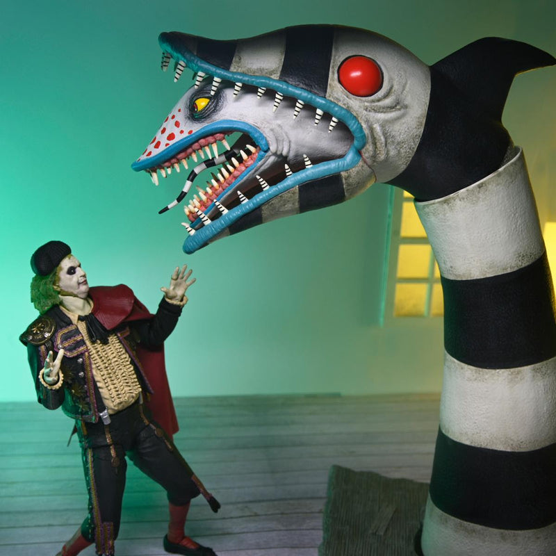 Beetlejuice Beetlejuice - 7" Scale Action Figure - Ultimate "Matador" Beetlejuice & Sandworm 2-pk (Preorder Nov/Dec 2025) - Collectables > Action Figures > toys -  Neca