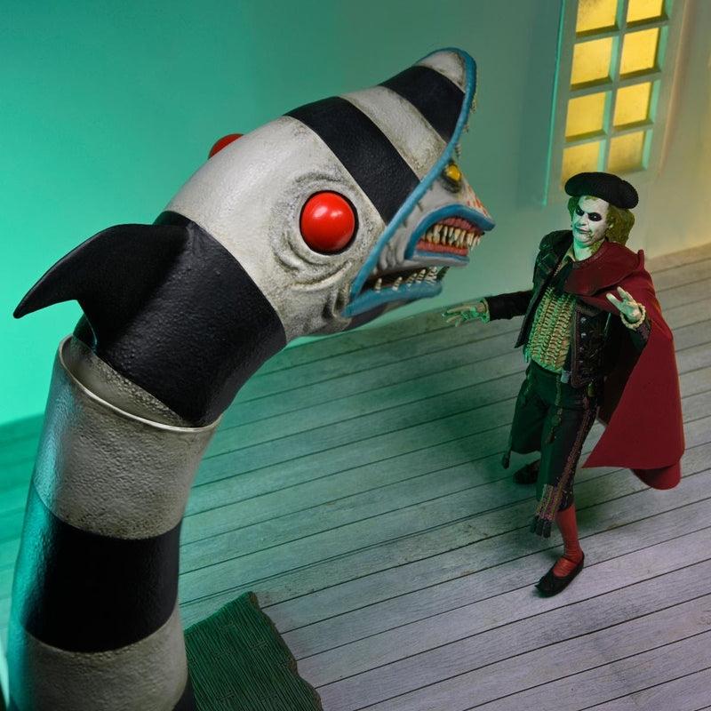 Beetlejuice Beetlejuice - 7" Scale Action Figure - Ultimate "Matador" Beetlejuice & Sandworm 2-pk (Preorder Nov/Dec 2025) - Collectables > Action Figures > toys -  Neca