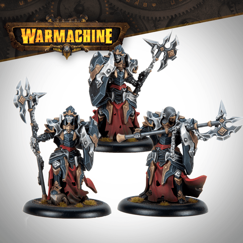 Warmachine - Dusk Fane of Nyrro - Fane Knights painted miniature unit