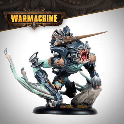 Warmachine Dusk Fane of Nyrro Strygon Rider painted mounted miniature