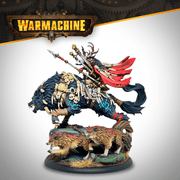 Warmachine - Khador Old Umbrey - Lord of the Hunt painted mounted miniature - view 7
