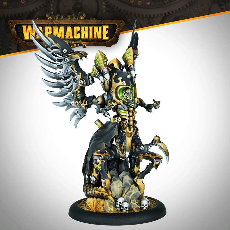 Warmachine - Cryx Necrofactorium - Mortenebra Perfected painted miniature - view 1