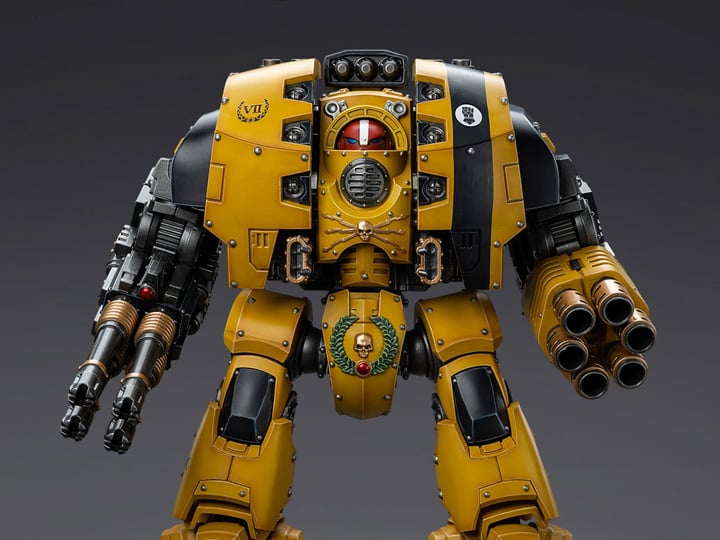 Joy Toy - Warhammer 40K - Imperial Fists - Leviathan Dreadnought with Cyclonic Melta Lance and Storm Cannon - Collectables > Action Figures > toys -  Joy Toy