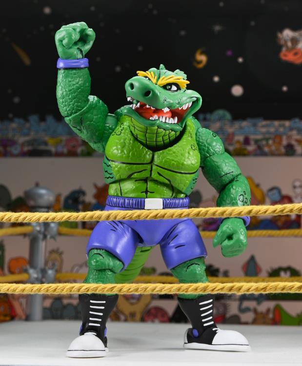 Teenage Mutant Ninja Turtles Adventures Stump Wrestling Leatherhead (Archie Comics) Action Figure - Collectables > Action Figures > toys -  Neca