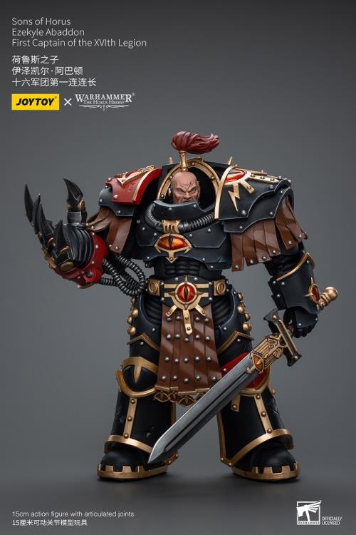 Joy Toy - Warhammer 40K - Sons of Horus - Ezekyle Abaddon, First Captain of the XVLth Legion - Collectables > Action Figures > toys -  Joy Toy