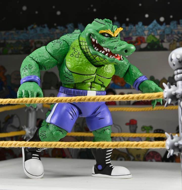 Teenage Mutant Ninja Turtles Adventures Stump Wrestling Leatherhead (Archie Comics) Action Figure - Collectables > Action Figures > toys -  Neca