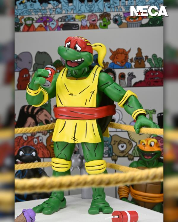 Teenage Mutant Ninja Turtles Adventures Stump Wrestling Turtles (Archie Comics) Four-Pack - Collectables > Action Figures > toys -  Neca