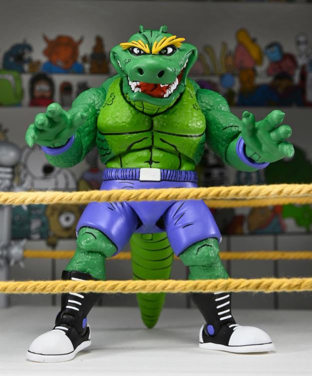 Teenage Mutant Ninja Turtles Adventures Stump Wrestling Leatherhead (Archie Comics) Action Figure - Collectables > Action Figures > toys -  Neca