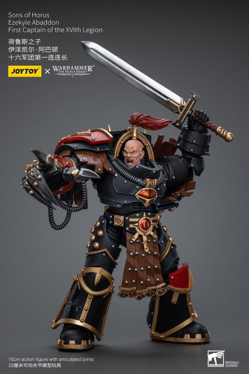 Joy Toy - Warhammer 40K - Sons of Horus - Ezekyle Abaddon, First Captain of the XVLth Legion - Collectables > Action Figures > toys -  Joy Toy