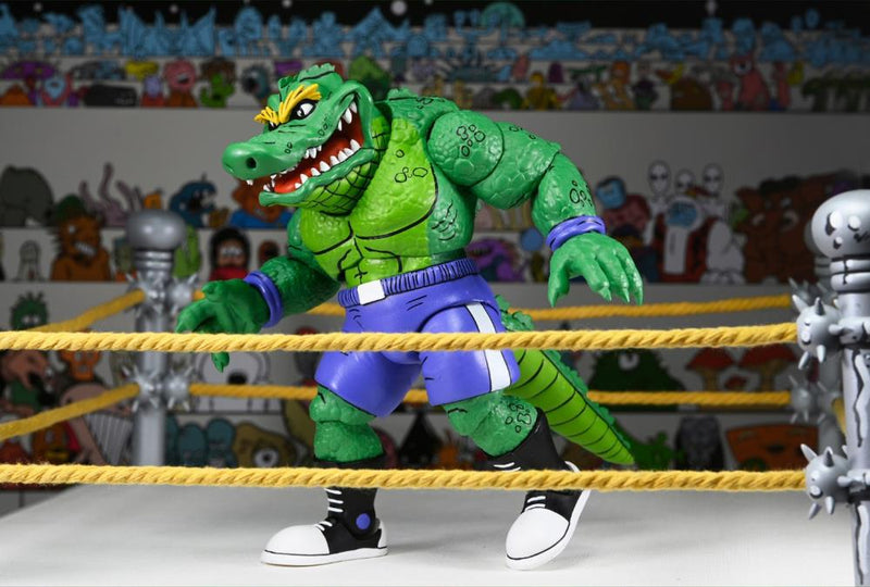 Teenage Mutant Ninja Turtles Adventures Stump Wrestling Leatherhead (Archie Comics) Action Figure - Collectables > Action Figures > toys -  Neca