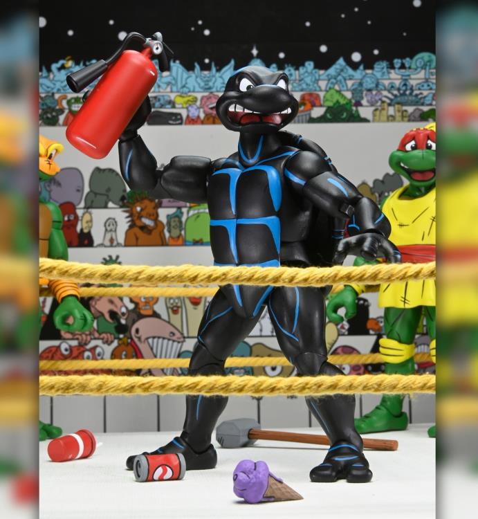 Teenage Mutant Ninja Turtles Adventures Stump Wrestling Turtles (Archie Comics) Four-Pack - Collectables > Action Figures > toys -  Neca