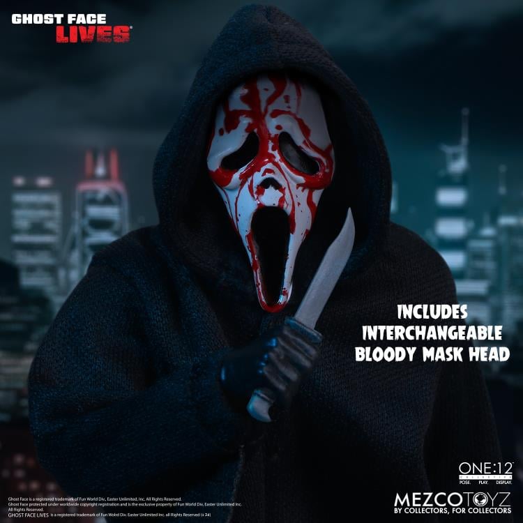 One:12 Collective - Ghost Face Lives - Ghost Face - Collectables > Action Figures > toys -  MEZCO TOYS