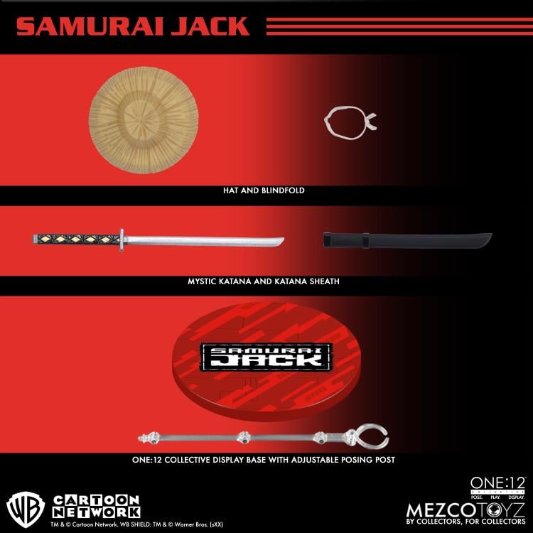 Samurai Jack One:12 Collective - Samurai Jack Action Figure (preorder Q4 2025) - Action figure -  MEZCO TOYS