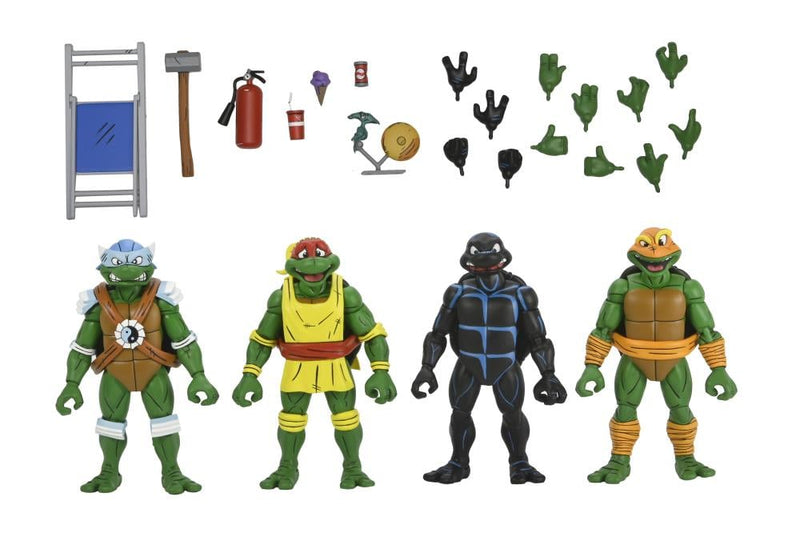 Teenage Mutant Ninja Turtles Adventures Stump Wrestling Turtles (Archie Comics) Four-Pack - Collectables > Action Figures > toys -  Neca