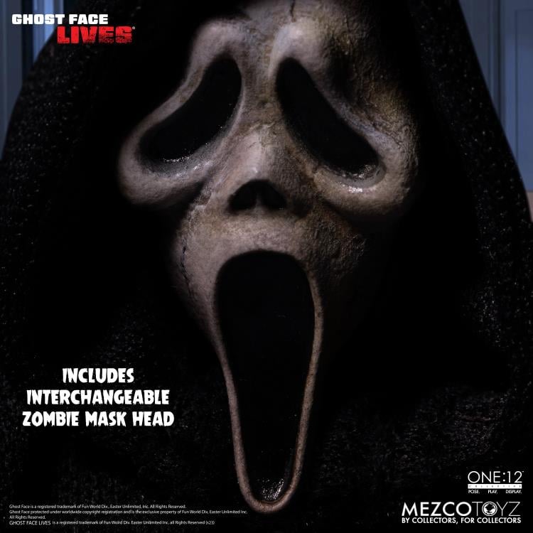 One:12 Collective - Ghost Face Lives - Ghost Face - Collectables > Action Figures > toys -  MEZCO TOYS