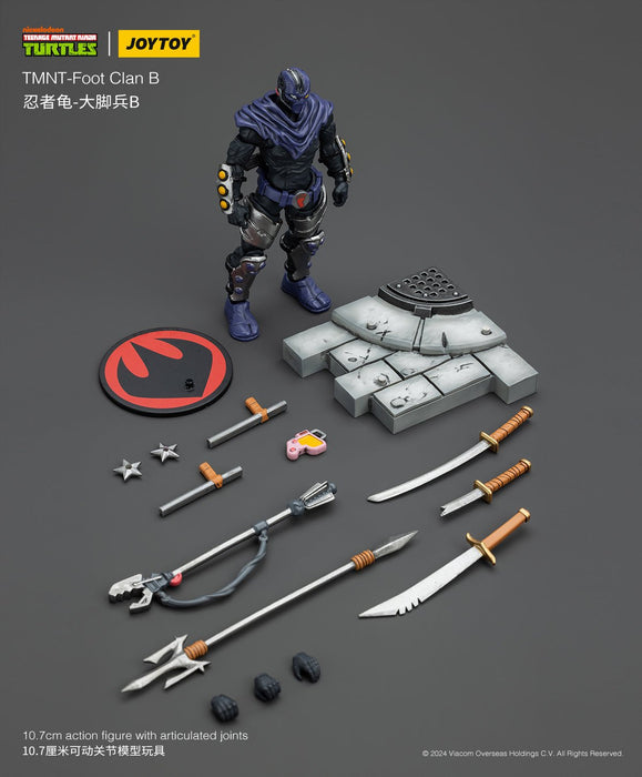 TMNT - 1/18 Scale Teenage Mutant Ninja Turtles - Foot Soldier SET OF 2 (Both Versions) - Collectables > Action Figures > toys -  Joy Toy