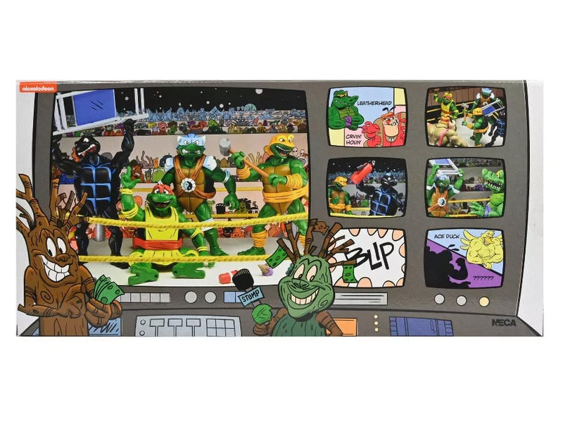 Teenage Mutant Ninja Turtles Adventures Stump Wrestling Turtles (Archie Comics) Four-Pack - Collectables > Action Figures > toys -  Neca