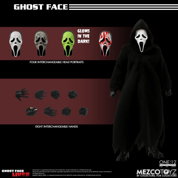 One:12 Collective - Ghost Face Lives - Ghost Face - Collectables > Action Figures > toys -  MEZCO TOYS