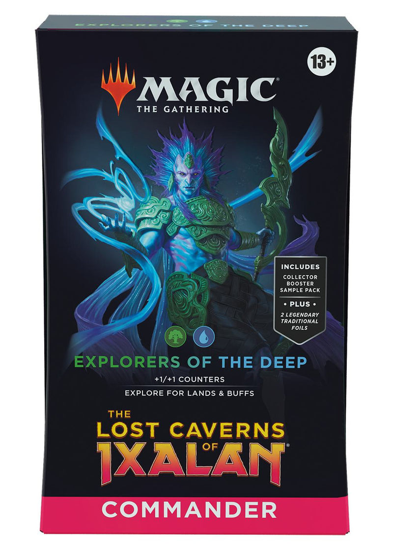 The Lost Caverns of Ixalan: Commander - Commander Deck - Explorers of the Deep - Card Games > Collectables > TCG > CCG -  wizards of the coast