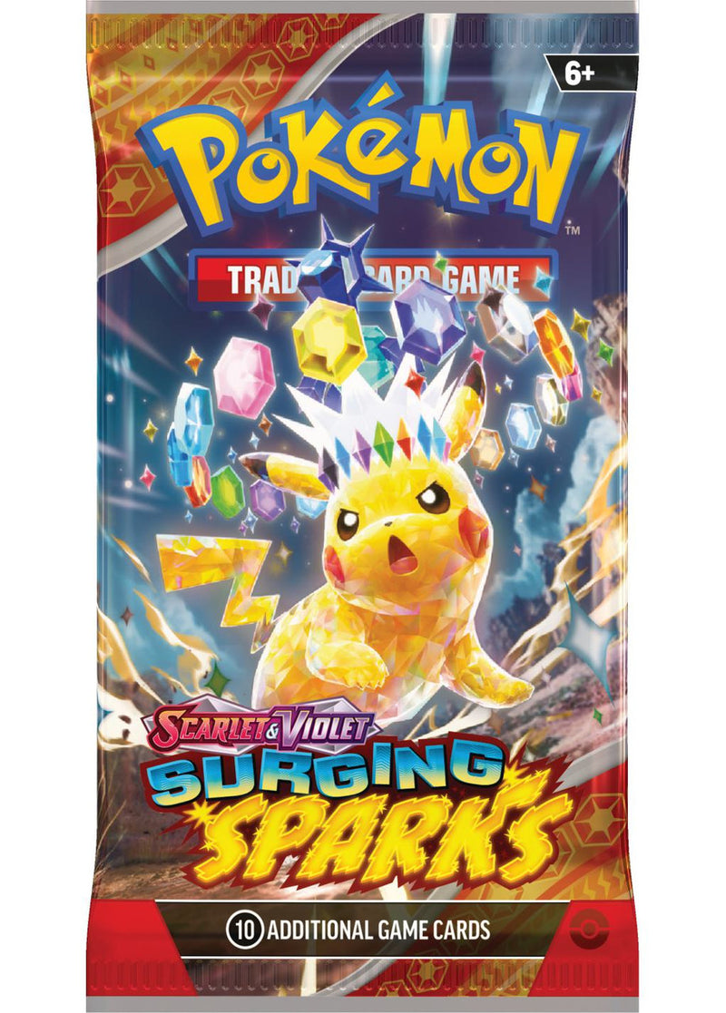 Pokémon TCG: Scarlet & Violet - Surging Sparks - Booster Pack - Card Games > Collectables > TCG > CCG -  Pokemon TCG