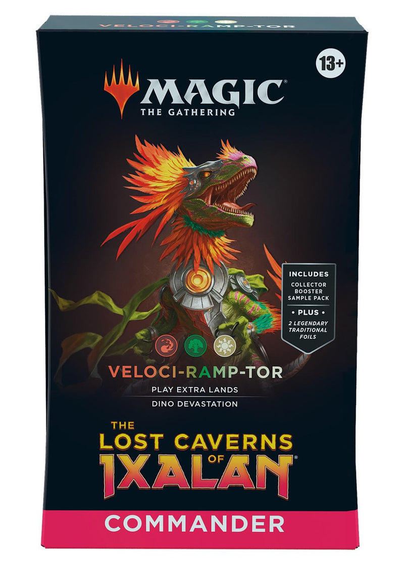 The Lost Caverns of Ixalan: Commander - Commander Deck - Veloci-Ramp-Tor - Card Games > Collectables > TCG > CCG -  wizards of the coast