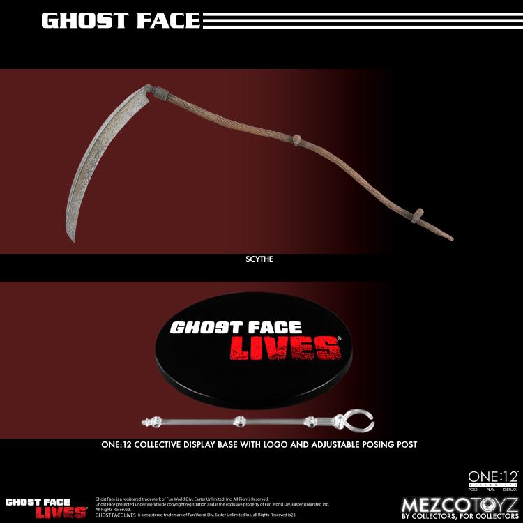 One:12 Collective - Ghost Face Lives - Ghost Face - Collectables > Action Figures > toys -  MEZCO TOYS