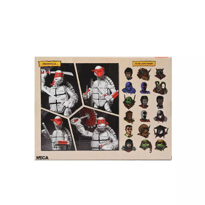NECA Teenage Mutant Ninja Turtles Black and White First Turtles 7" Action Figures - 2pk - Collectables > Action Figures > toys -  Neca