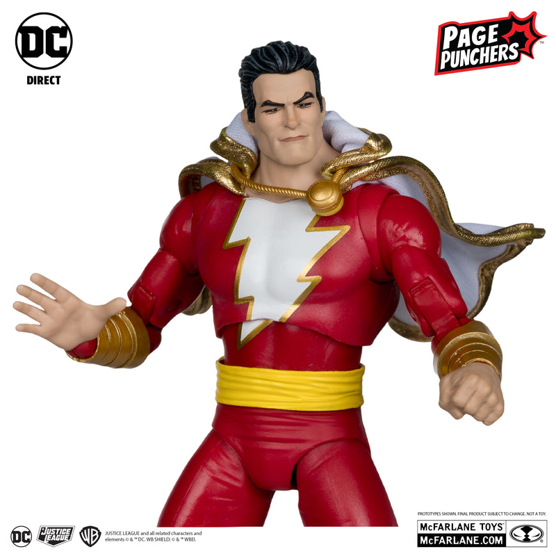 Dawn of DC DC Page Punchers Shazam 7" Action Figure with Comic - Collectables > Action Figures > toy -  McFarlane Toys