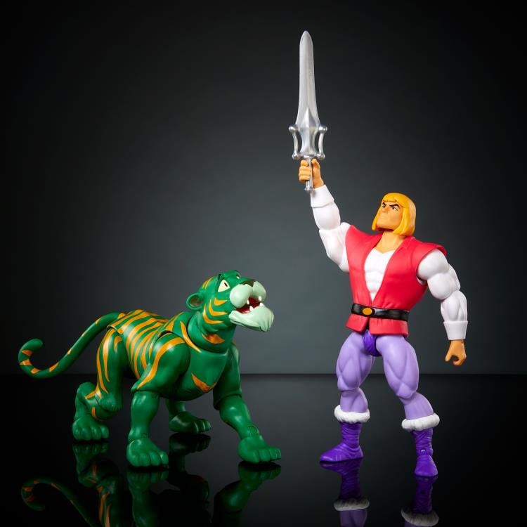 Masters of the Universe: Origins Prince Adam & Cringer (Cartoon Collection) Two-Pack - Collectables > Action Figures > toys -  Mattel