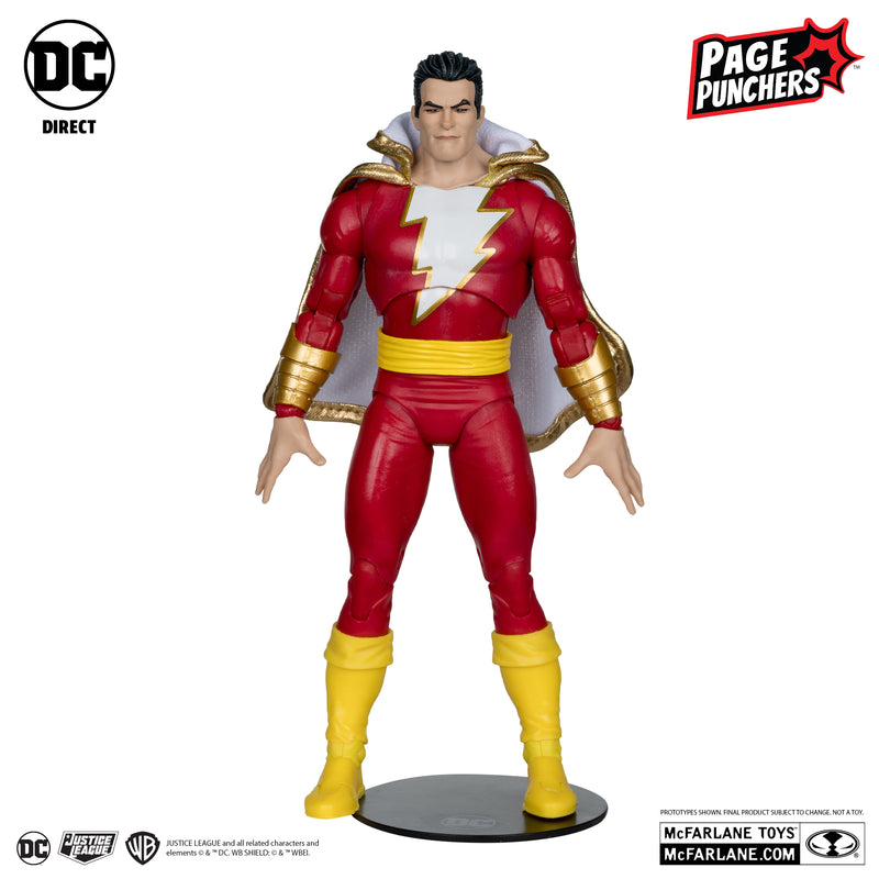 Dawn of DC DC Page Punchers Shazam 7" Action Figure with Comic - Collectables > Action Figures > toy -  McFarlane Toys