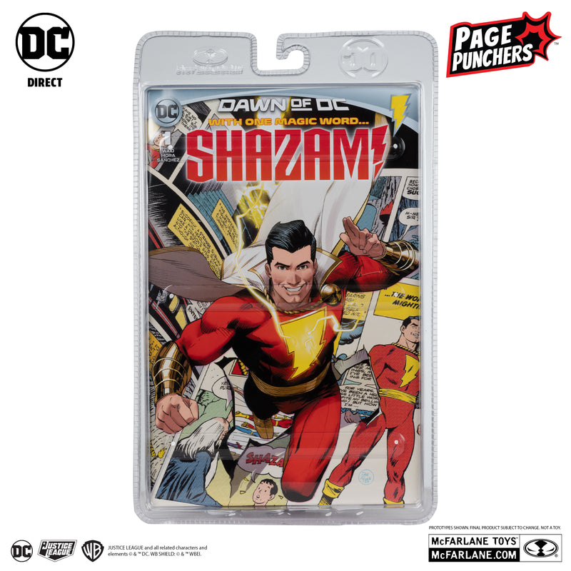 Dawn of DC DC Page Punchers Shazam 7" Action Figure with Comic - Collectables > Action Figures > toy -  McFarlane Toys