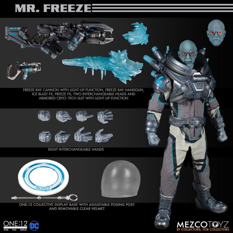 Mezco - DC Comics One:12 Collective Deluxe Mr. Freeze - Collectables > Action Figures > toys -  MEZCO TOYS