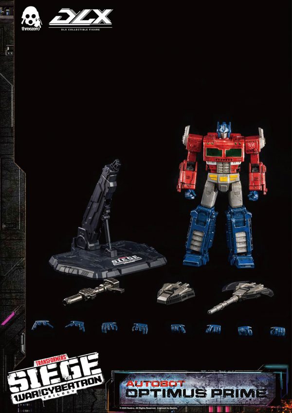 DLX Optimus Prime Transformers: War for Cybertron Trilogy Collectible - Action figure -  ThreeZero