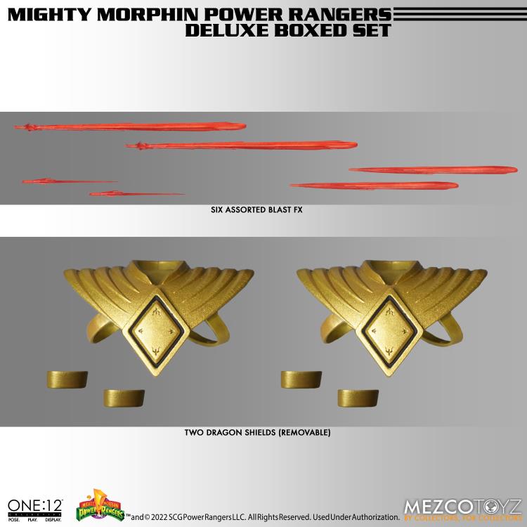 ONE:12 MIGHTY MORPHIN POWER RANGERS DLX SET (preorder) - Collectables > Action Figures > toys -  MEZCO TOYS