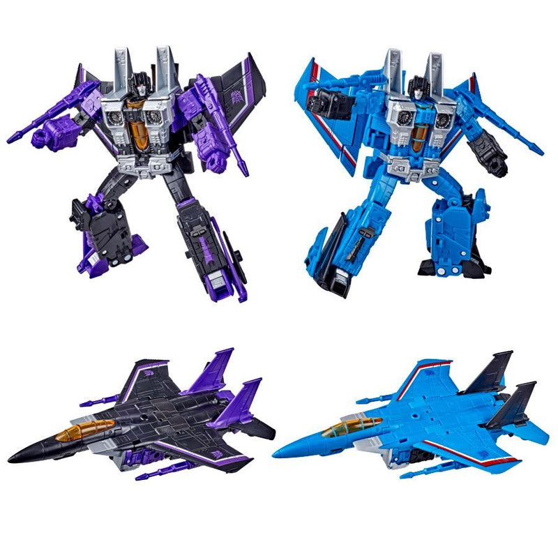Transformers Generations War for Cybertron Earthrise Voyager Skywarp and Thundercracker - Action & Toy Figures -  Hasbro