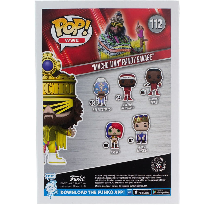 WWE King Macho Man Metallic Pop! Vinyl Figure -  Exclusive - Action & Toy Figures -  Funko