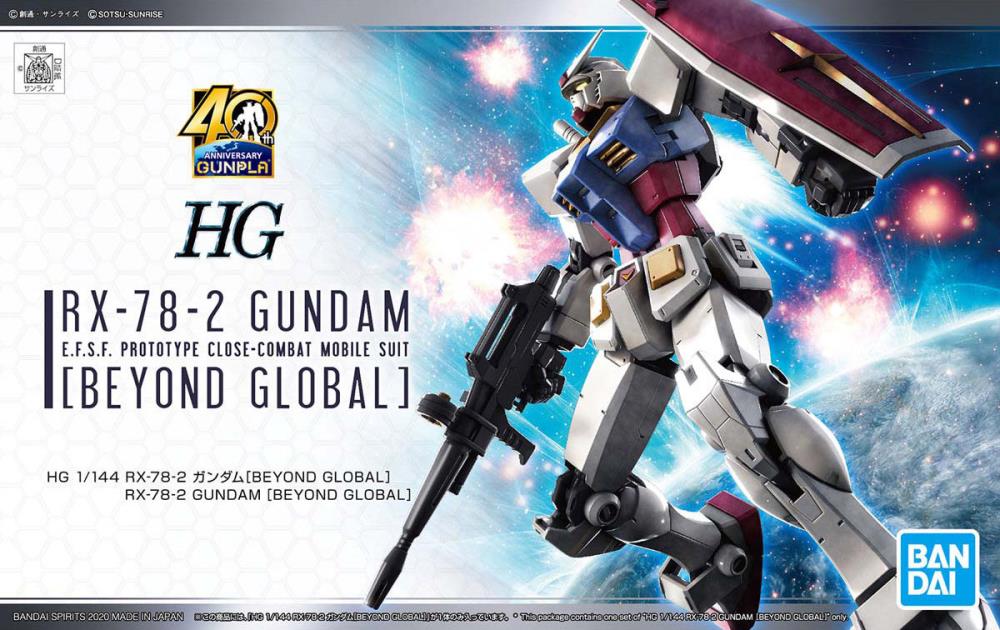 Gundam HG 1/144 RX-78-2 Gundam - Beyond Global - Model Kit > Collectable > Gunpla > Hobby -  Bandai