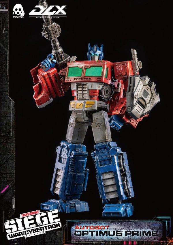 DLX Optimus Prime Transformers: War for Cybertron Trilogy Collectible - Action figure -  ThreeZero