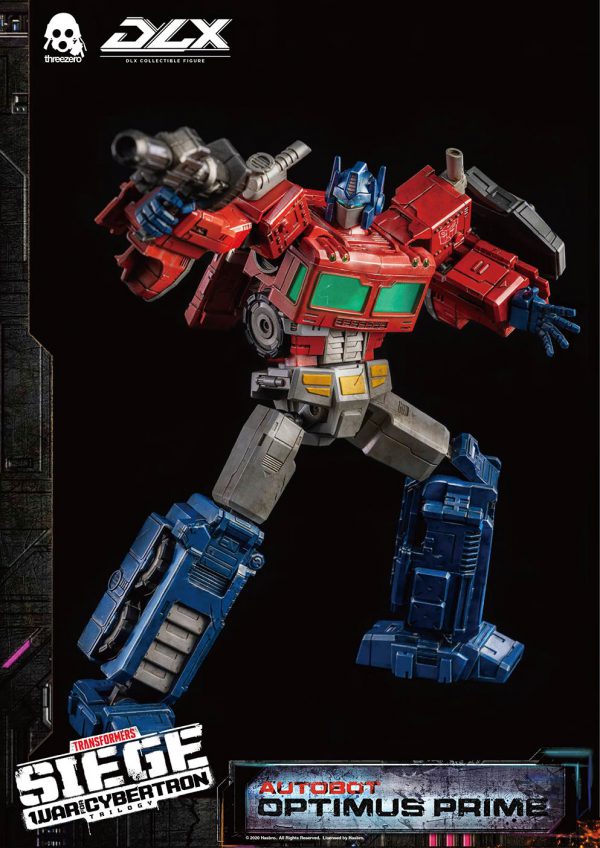 DLX Optimus Prime Transformers: War for Cybertron Trilogy Collectible - Action figure -  ThreeZero
