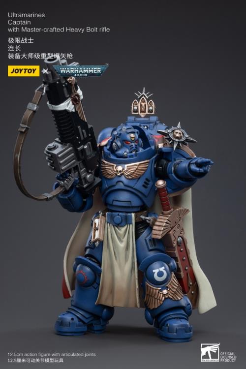 Warhammer 40K - Ultramarines - Primaris Captain Ptolias Corvor - Collectables > Action Figures > toys -  Joy Toy