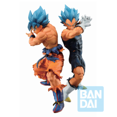 Dragon Ball Super Ichibansho Super Saiyan God Super Saiyan Goku & Vegeta (Vs. Omnibus Super) - Sculptures & Statues -  Bandai