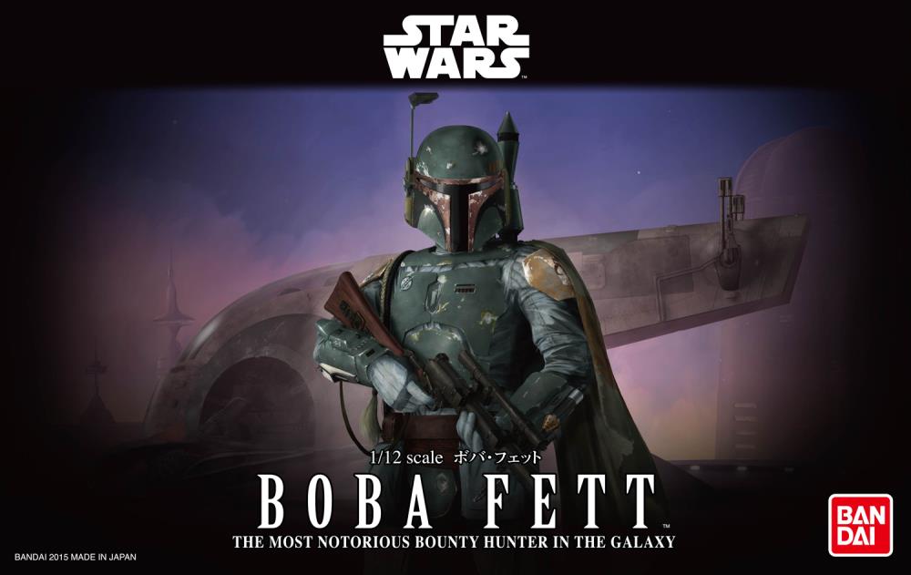 Star Wars Boba Fett 1/12 Scale Model Kit - Model Kits -  Bandai