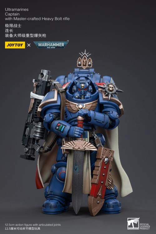 Warhammer 40K - Ultramarines - Primaris Captain Ptolias Corvor - Collectables > Action Figures > toys -  Joy Toy