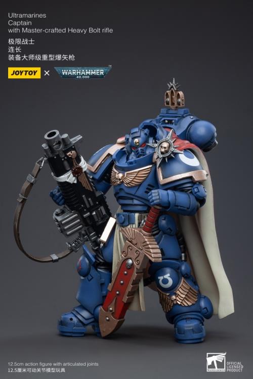 Warhammer 40K - Ultramarines - Primaris Captain Ptolias Corvor - Collectables > Action Figures > toys -  Joy Toy
