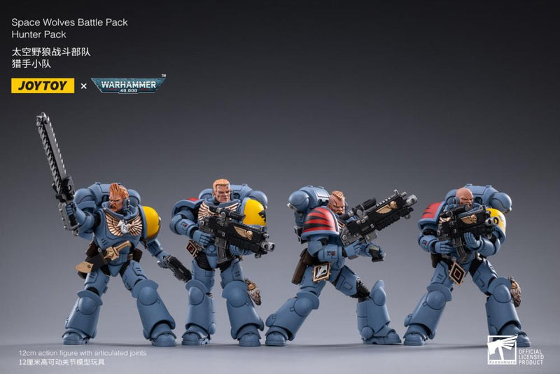 Warhammer 40K Space Marine - Space Wolves - Hunter Pack SET of 4 - Action & Toy Figures -  Joy Toy