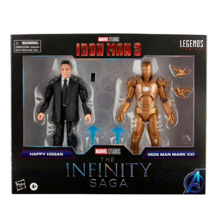 Avengers Infinity Saga Marvel Legends Happy Hogan and Iron Man Mark 21 exclusive - Action & Toy Figures -  Hasbro