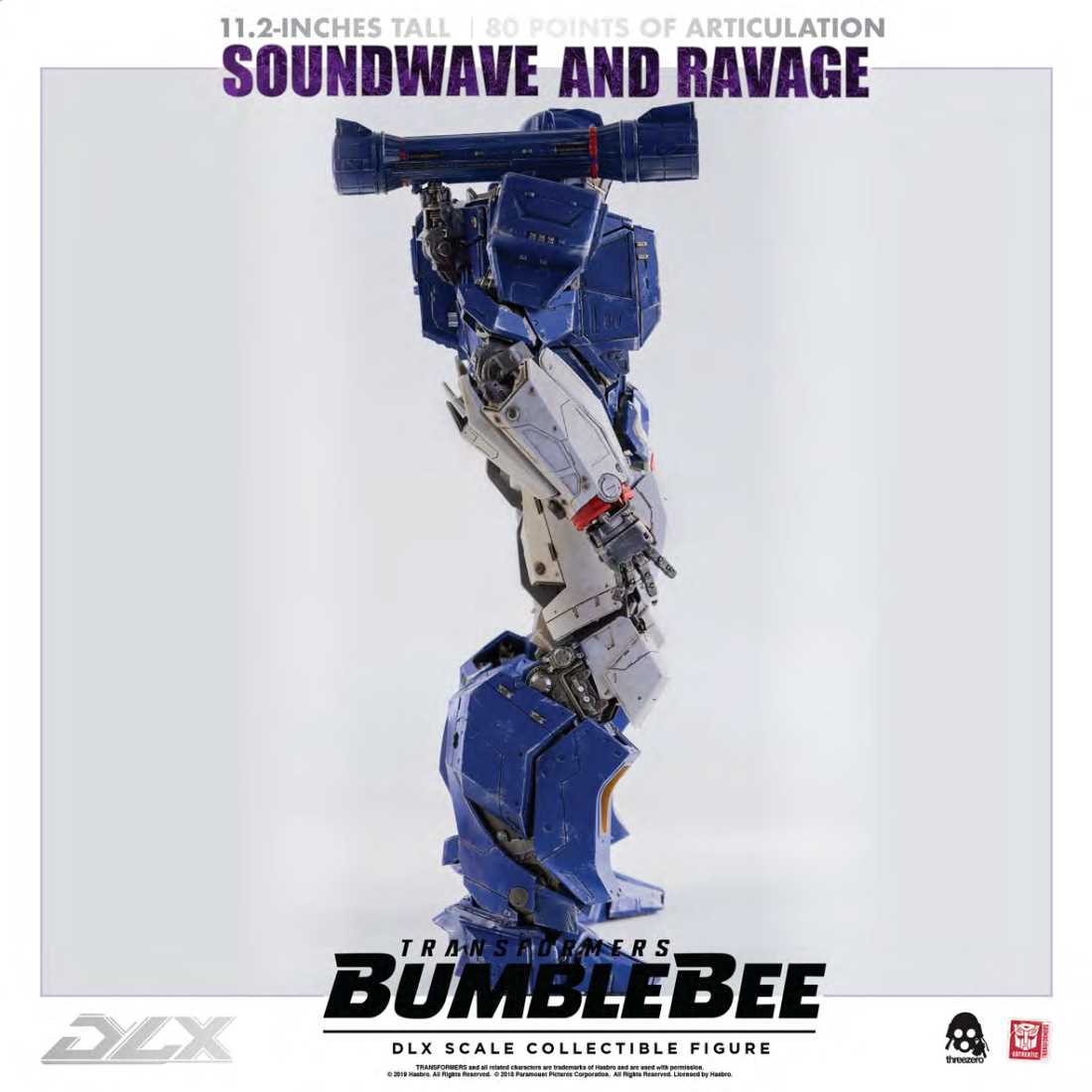 Threezero - Soundwave and Ravage Bumblebee Transformers DLX Scale